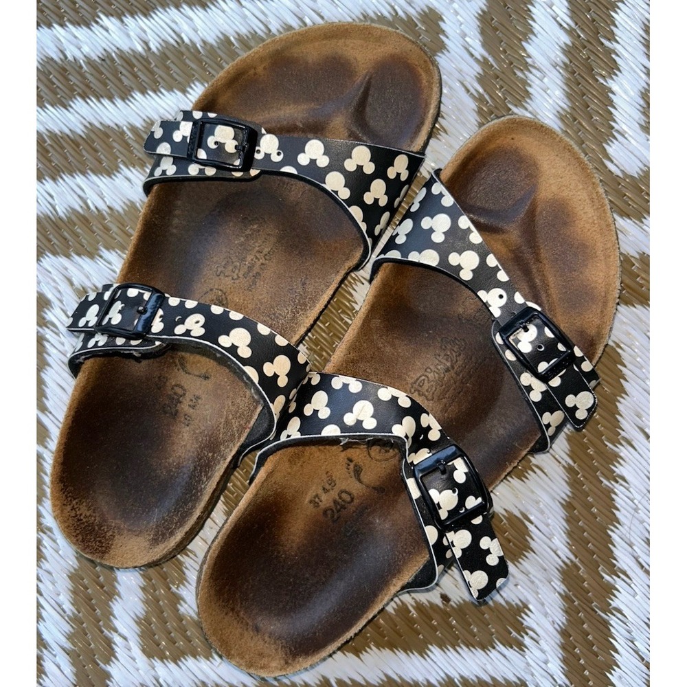 Birkenstock Birkis Disney Mickey Mouse Sandals Buckle Germany Ladies 6